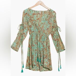 NWT Anthropologie RAGA floral próby mini dress size small